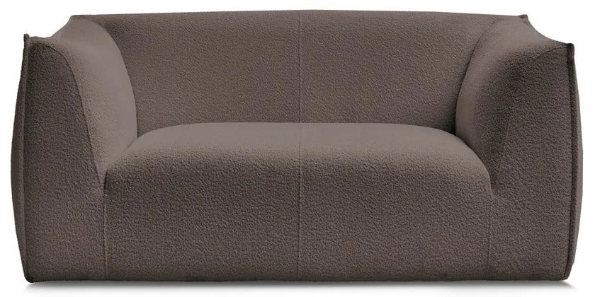 Brązowa sofa z materiału bouclé 170 cm Giorgia – Bobochic Paris