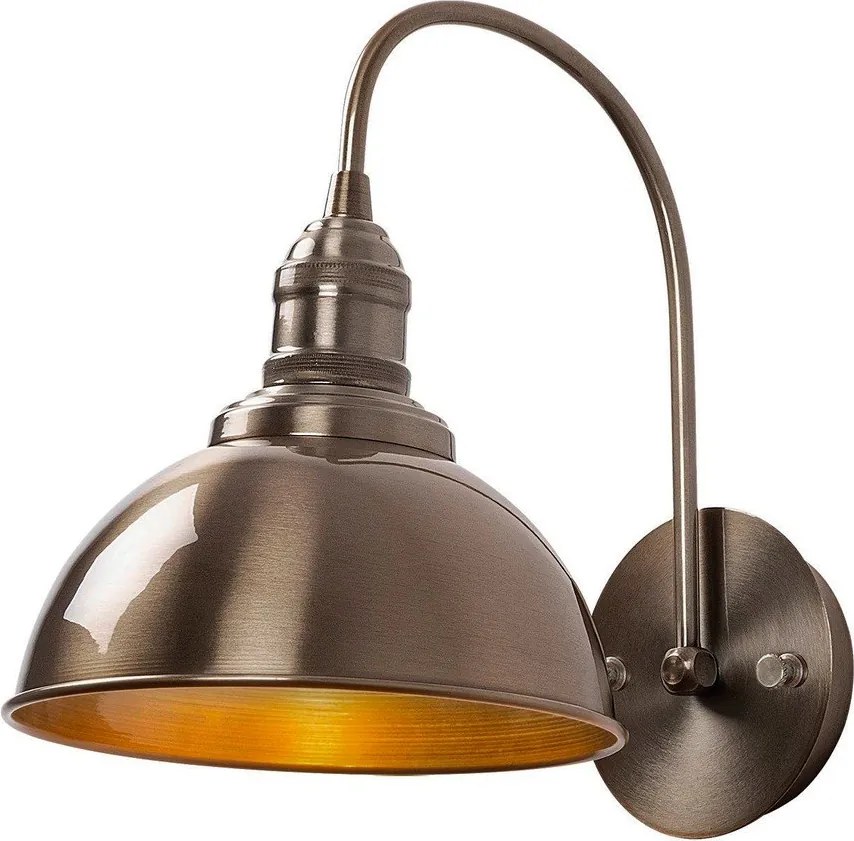 Kinkiet w kolorze mosiądzu ø 21 cm Varzan – Opviq lights