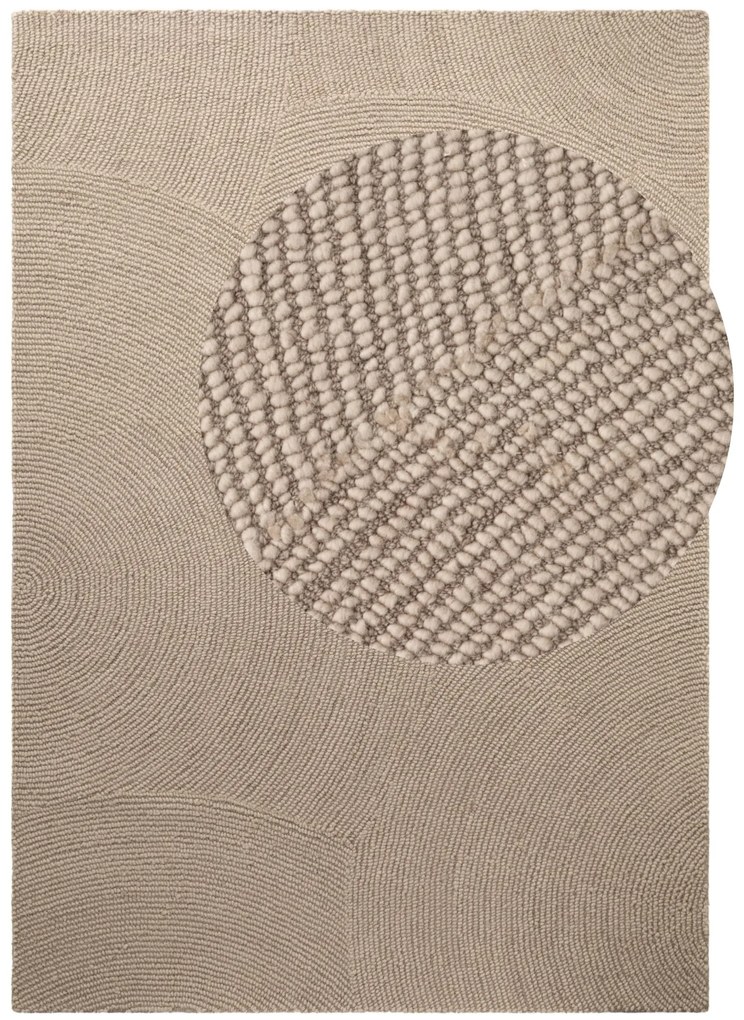 Dywan wełniany Hans Home Eleni beżowy 160 cm x 230 cm