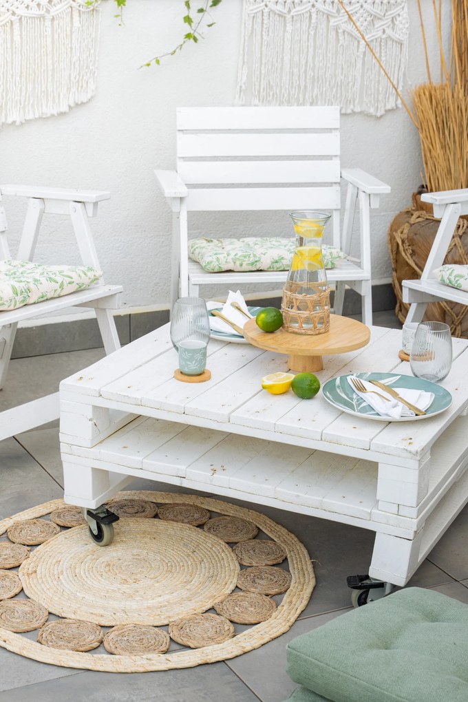 Dywan do salonu okrągły w stylu boho, Ø 80 cm