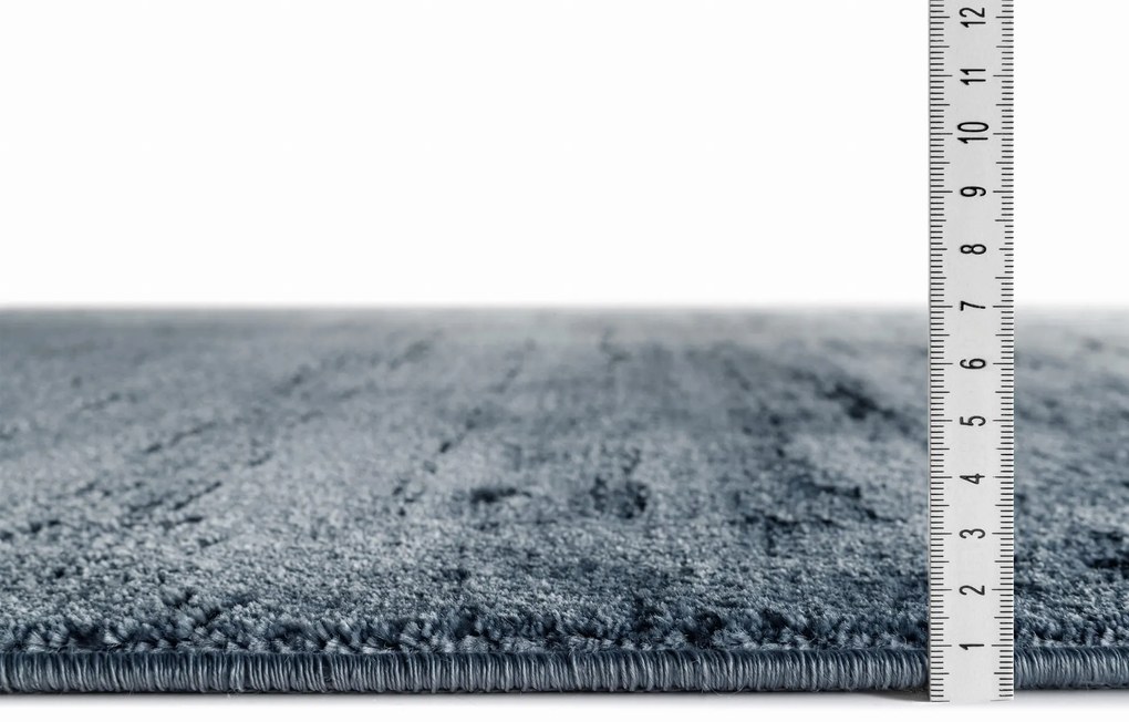 Dywan nowoczesny Stella niebieski koło 195 cm x 195 cm