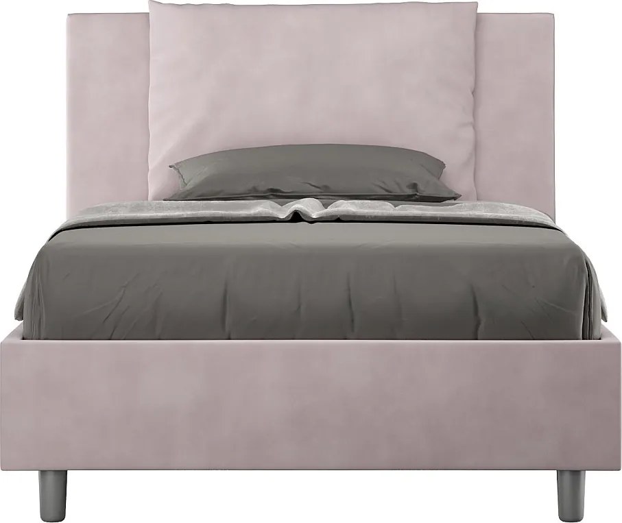 Łóżko bez stelaża tapicerowane 120x210 microfibra kolor lawendy Antea