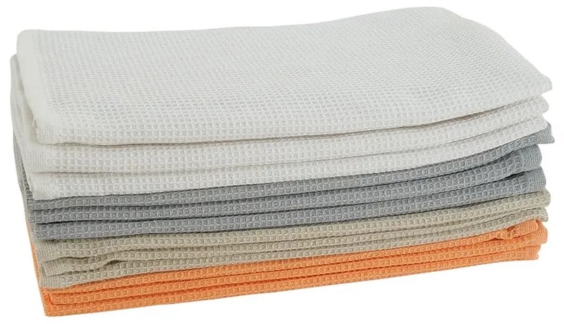 Bawełniane ścierki zestaw 3 szt. 40x60 cm Wafle – B.E.S.