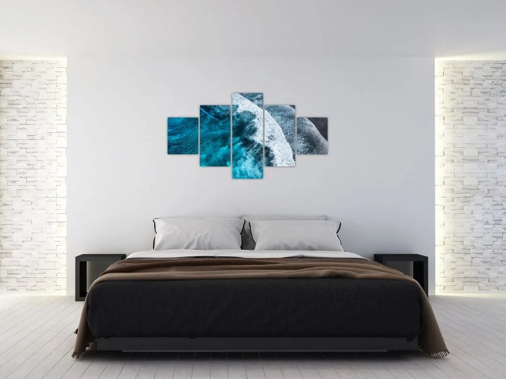 Obraz - Fale na morzu (125x70 cm)
