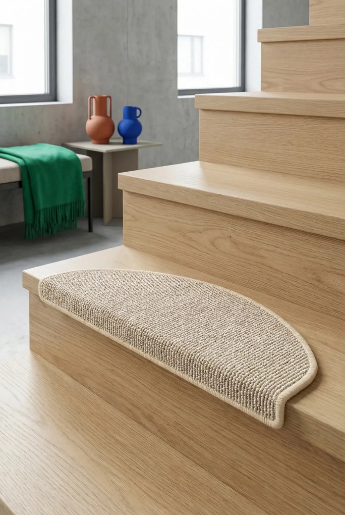 Komplet półokrągłych dywaników na schody H7-H00