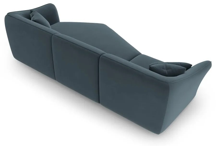 Niebieski aksamitny narożnik Tokyo – Cosmopolitan Design
