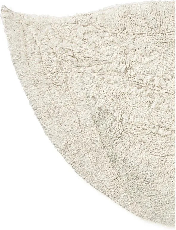 Kremowy bawełniany dywan dziecięcy tkany ręcznie odpowiedni do prania 100x120 cm Swan – Lorena Canals