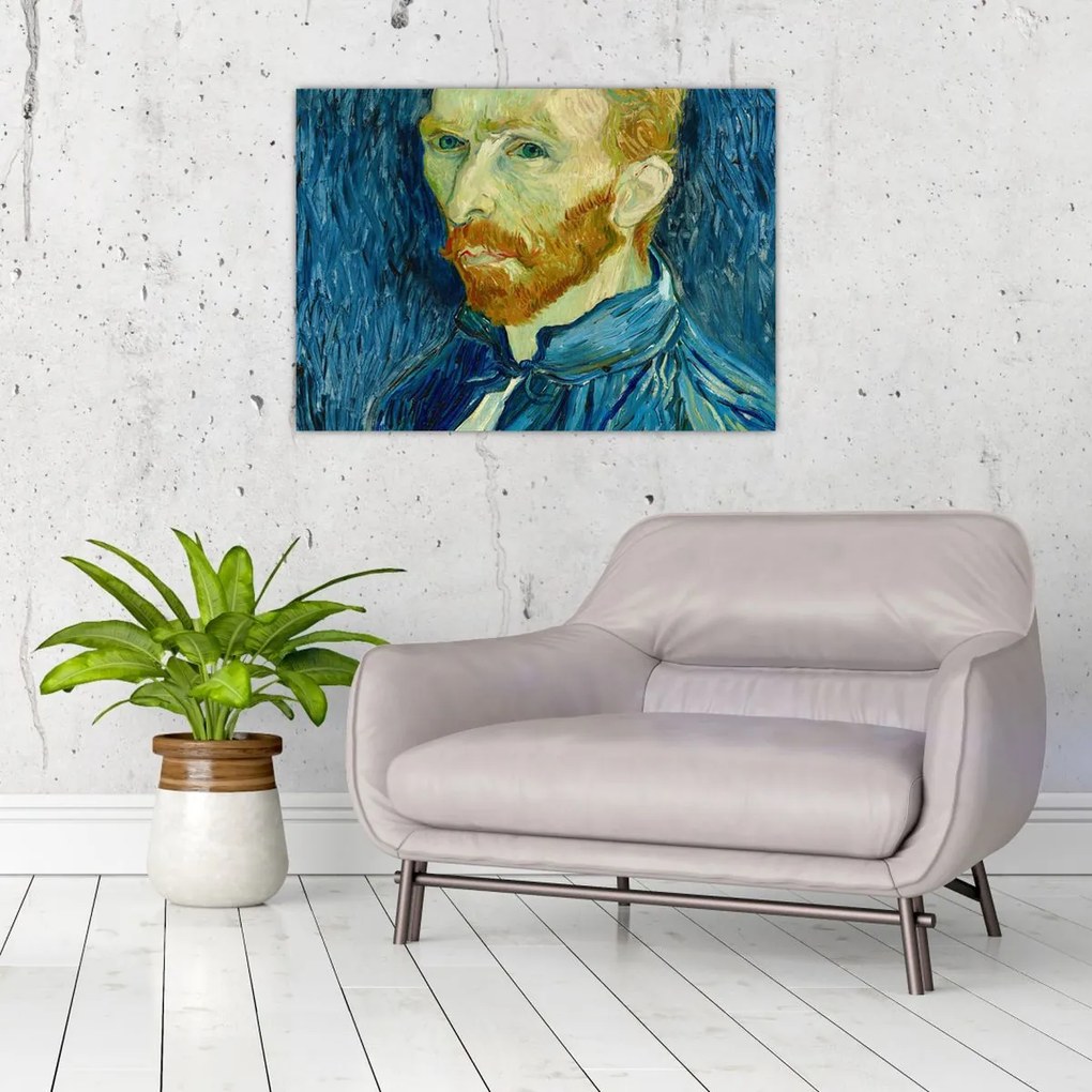 Obraz - Vincent van Gogh, Self-Portrait, reprodukcje (70x50 cm)