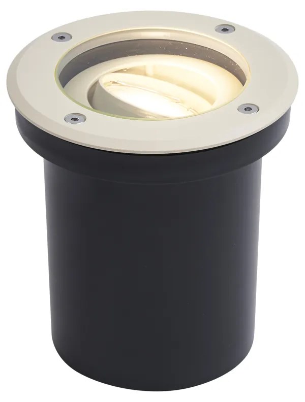 Zewnetrzna Nowoczesny reflektor gruntowy beżowy GU10 50mm regulowany IP65 - Delux Nowoczesny Oswietlenie zewnetrzne