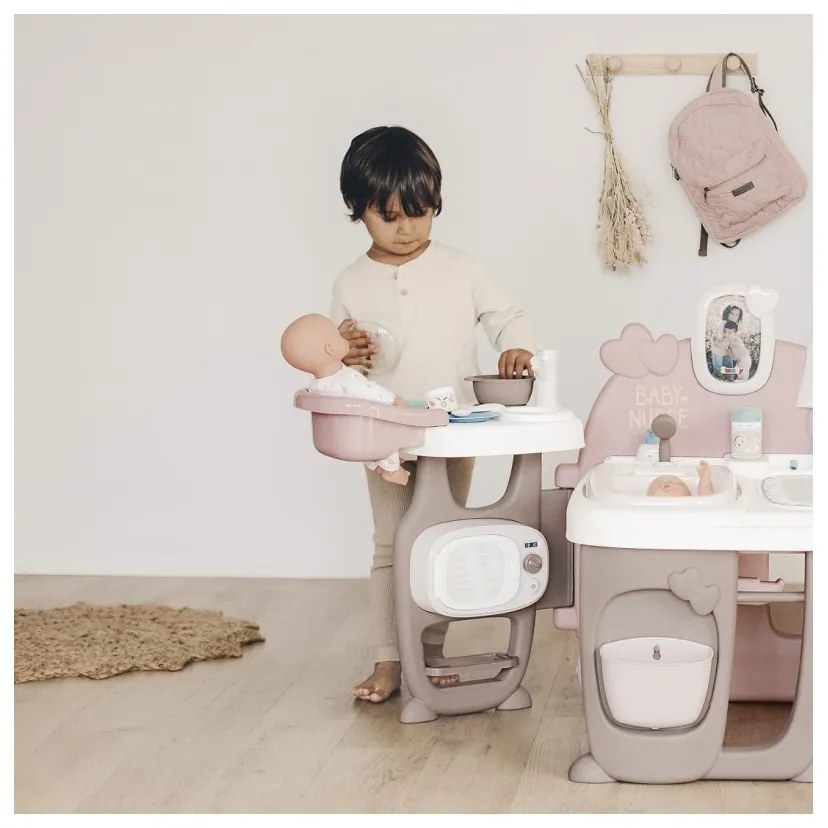 Smoby baby nurse duży kącik opiekunki dla lalki