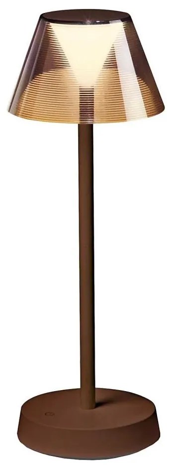 Ideal Lux - LED dotykowa lampa 2,8W/5V IP54 LOLITA, brązowa, ściemnialna