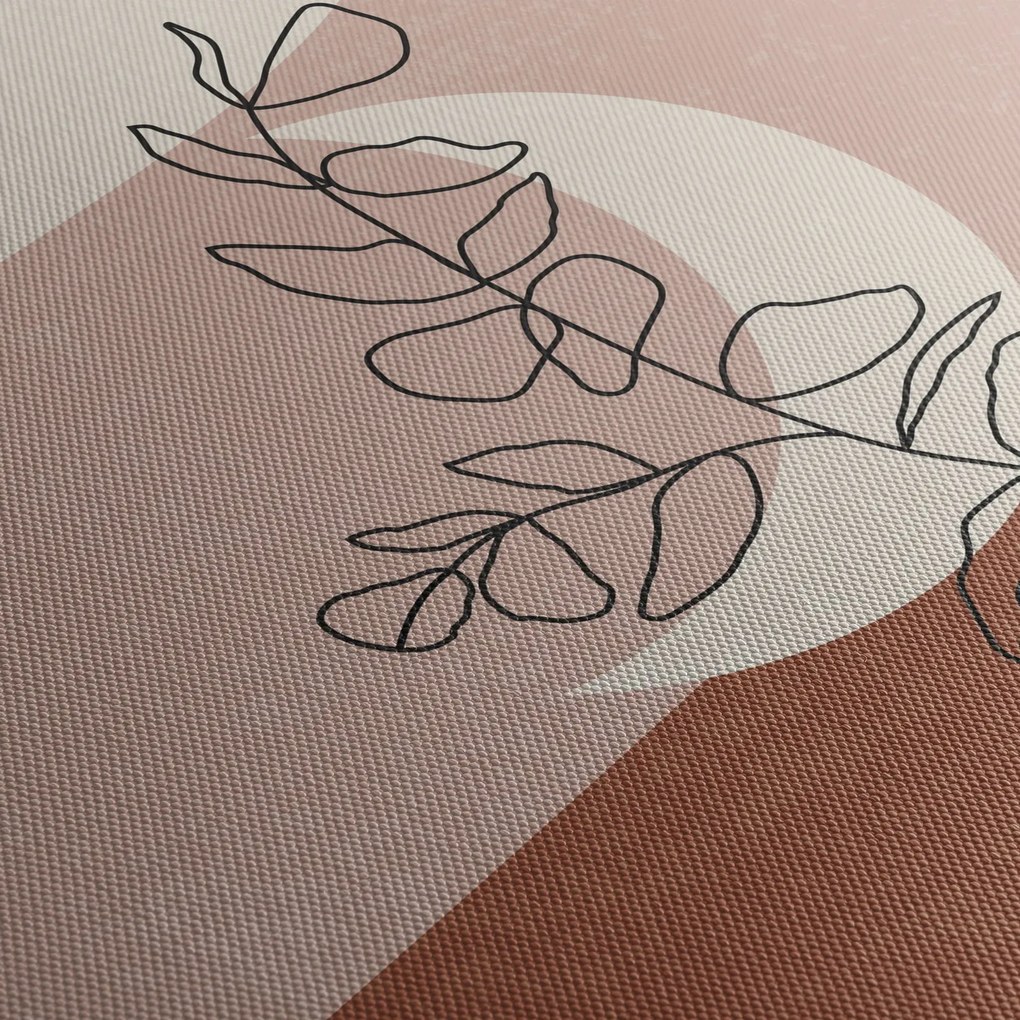 Obraz - Boho leaves N⁰2 (125x70 cm)