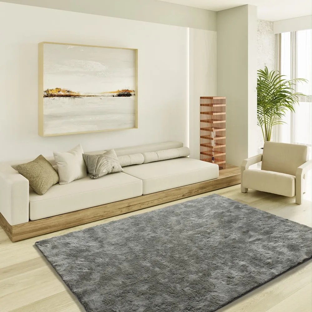 Antracytowy dywan 80x150 cm Roma – Universal