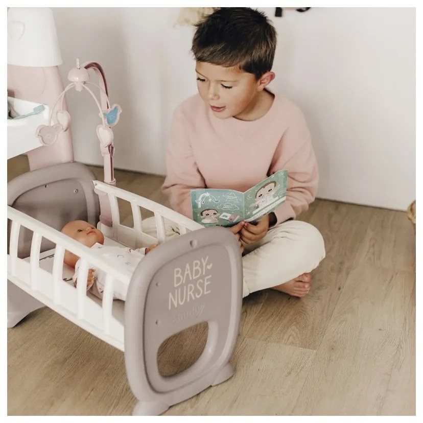 Smoby baby nurse duży kącik opiekunki dla lalki