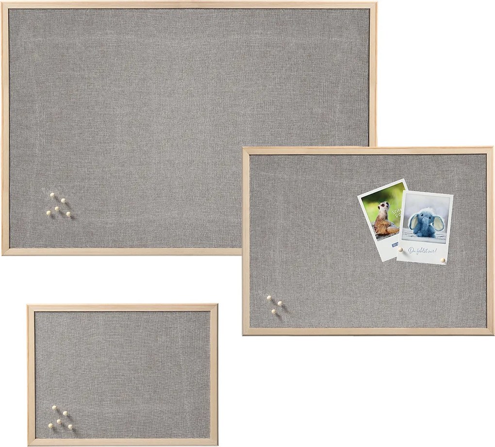 Tablica informacyjna, 60 x 80 cm, lniana, ZELLER