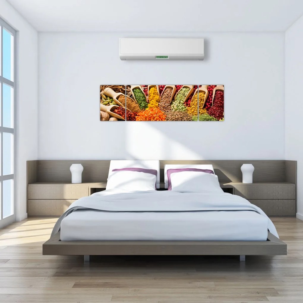 Obraz - Przyprawy z całego świata (170x50 cm)