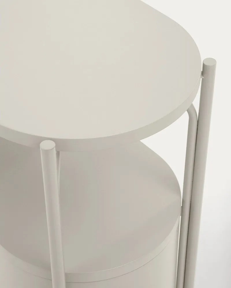 Biała szafka pod umywalkę 90x81 cm Arely – Kave Home