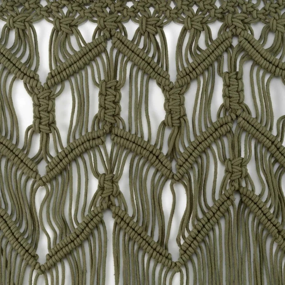 Zasłona na drzwi w kolorze khaki 90x200 cm Macarena – douceur d'intérieur