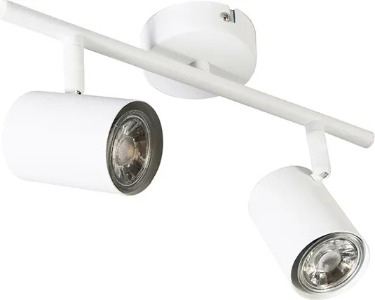 Nowoczesny reflektor biały 2-światła, regulowany - Jeana 2