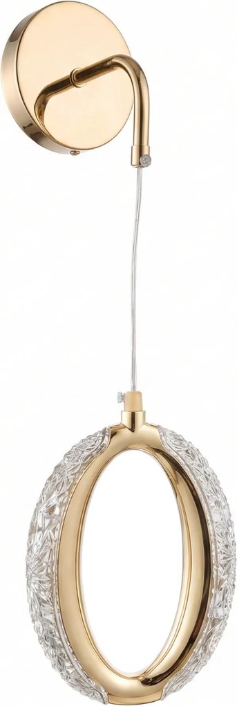 KINKIET ŚCIENNY LED G175-W ZŁOTY