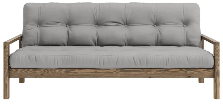 Szara rozkładana sofa 205 cm Knob – Karup Design