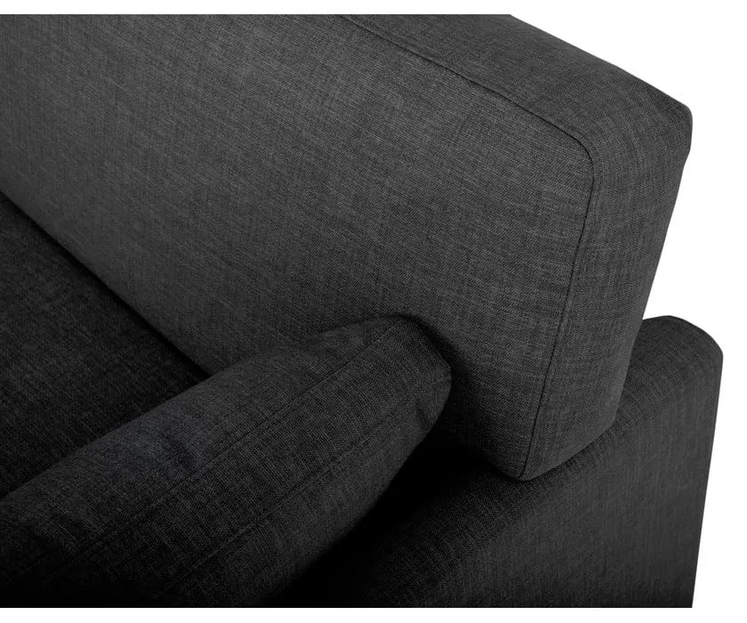 Antracytowa rozkładana sofa 233 cm Janson – Scandic