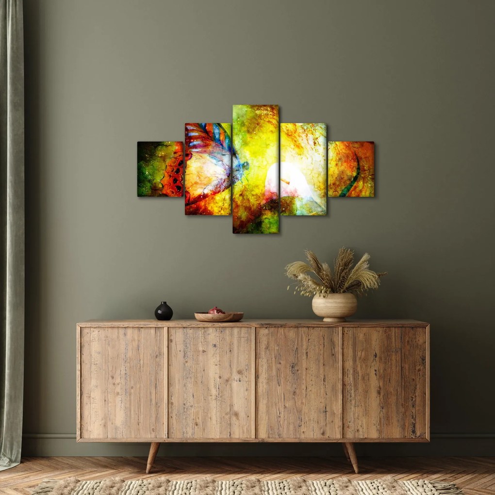 Obraz - Kosmiczny motyl (125x70 cm)