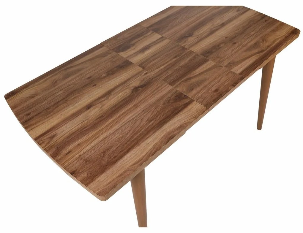 Rozkładany stół jadalniany Inci Walnut