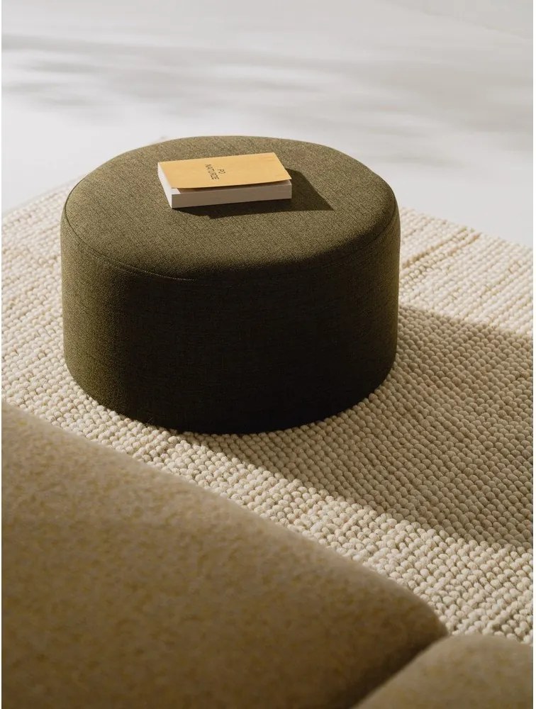 Puf w kolorze khaki Folk – noo.ma