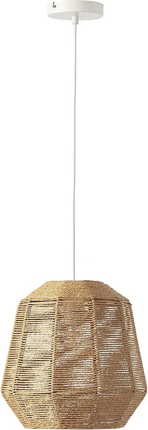 Zawieszenie kolumny Akina z papieru plecionego, średnica 31 cm.