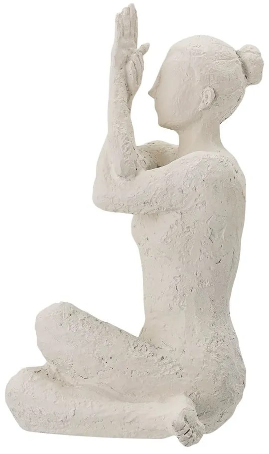 Biała figurka Bloomingville Adalina, wys. 17,5 cm