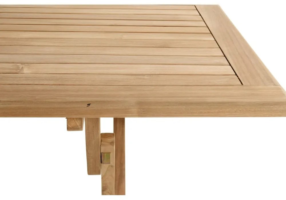 Stół ogrodowy z litego drewna tekowego 70x120 cm Skagen – Hartman