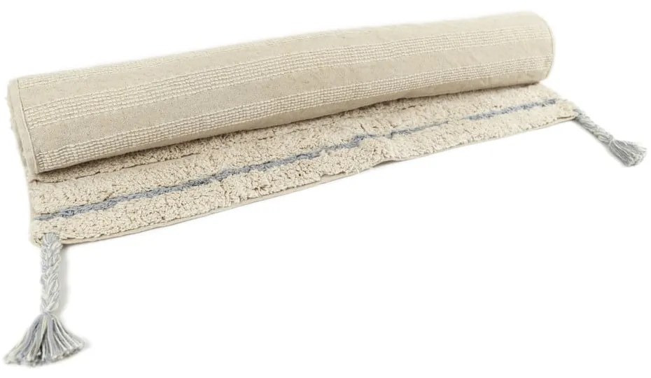 Niebiesko-kremowy dywan odpowiedni do prania 100x150 cm Dalia – Nattiot
