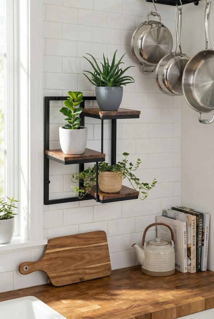 Loftowy wiszący kwietnik T9-T08