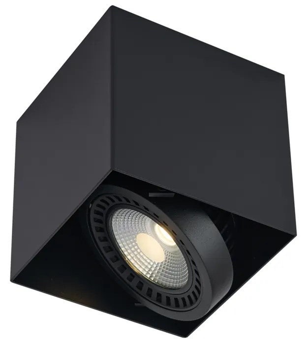 Nowoczesny reflektor natynkowy czarny z możliwością ściemniania LED - Dionysos Nowoczesny Oswietlenie wewnetrzne