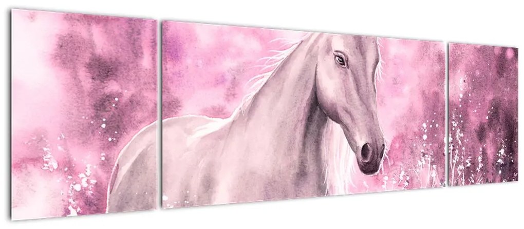 Obraz - Malowany koń (170x50 cm)