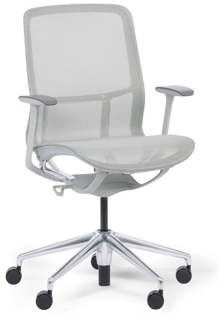 Krzesło biurowe ELVI, szary