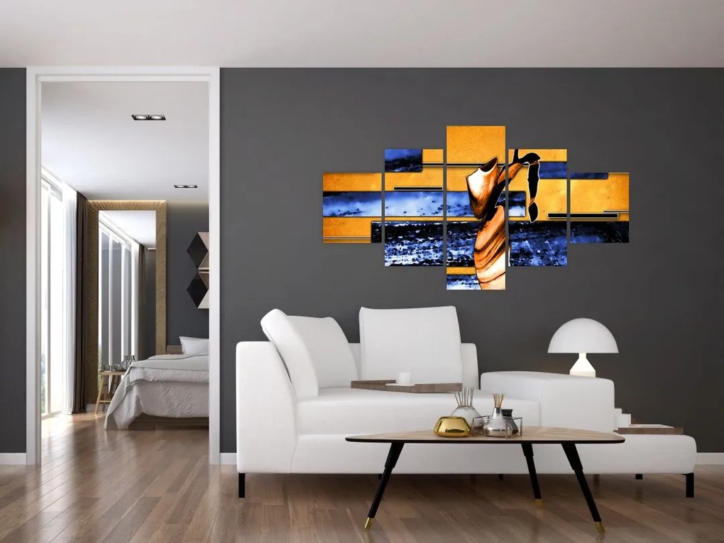 Obraz obrazu abstrakcyjnego (125x70 cm)