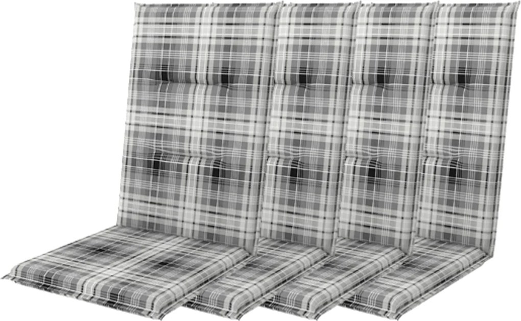 Doppler SPOT 7104 - zestaw 4 szt. poduszek na krzesło z wysokim oparciem