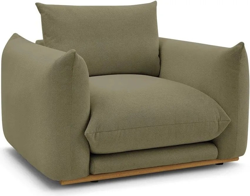 Jasnozielony fotel Ernest – Bobochic Paris