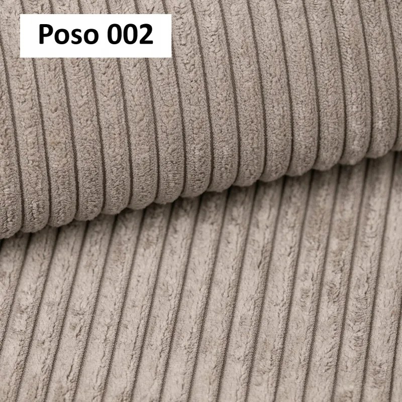 Narożnik wolnostojący CARL Lewy w tkaninie POSO 002