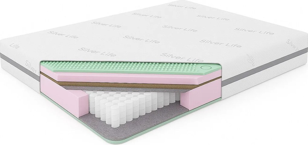 Materac kieszeniowy SANTORINI, 100x200 cm, H3/H4