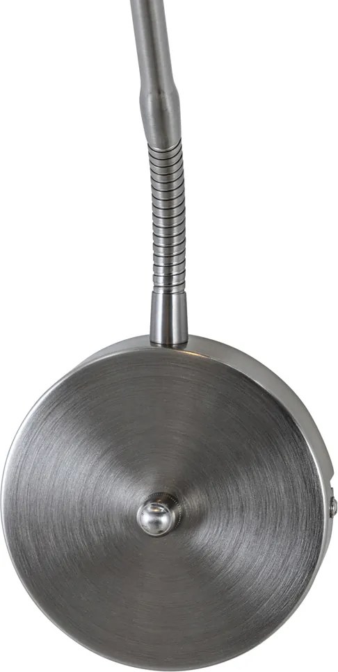 Nowoczesna lampa ścienna stalowa z diodami LED - Eva