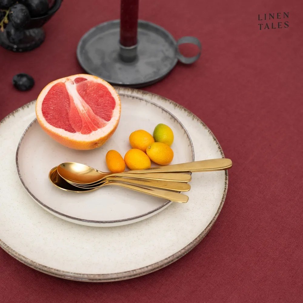 Lniany obrus 140x200 cm Marsala – Linen Tales
