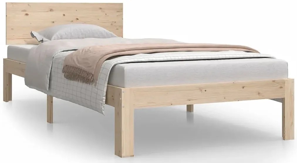 Pojedyncze sosnowe łóżko 90x200 S7-R80