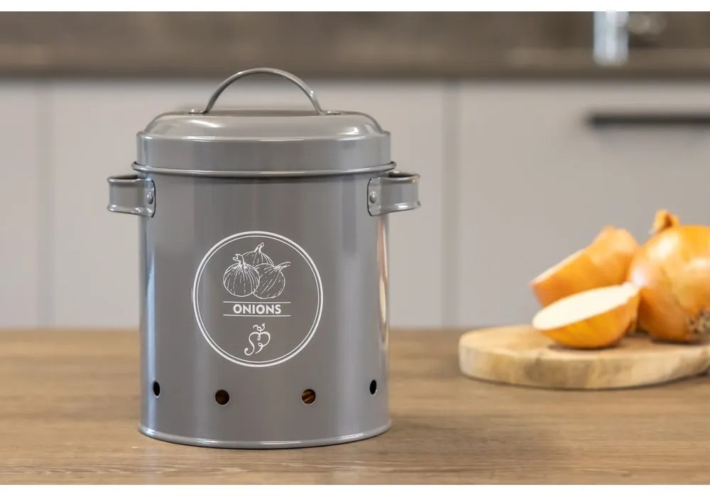 Stalowy pojemnik na żywność na żywność Secret Du Potager – Esschert Design