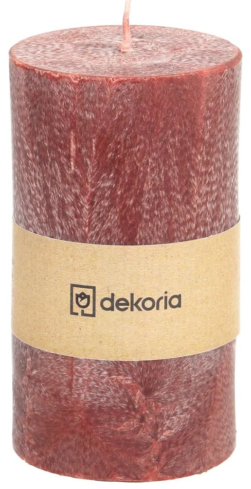 Świeca zapachowa palmowa walec Burgundy