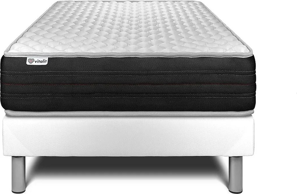 lózka z materacem VITAL MEMO ONE 120 x 200 cm Rama lózka Bialy