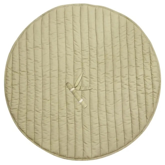 Zielono-kremowa mata do zabawy dla dzieci Bamboo Leaf – Lorena Canals