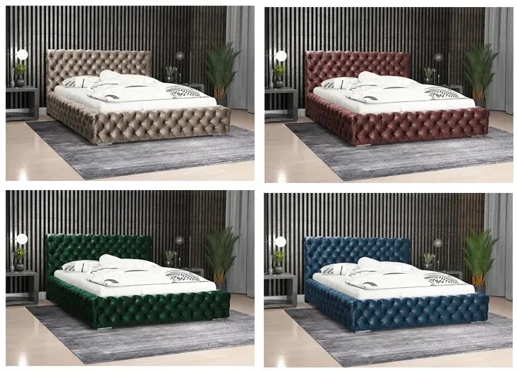 Dwuosobowe łóżko z pojemnikiem 200x200 C1-Z00